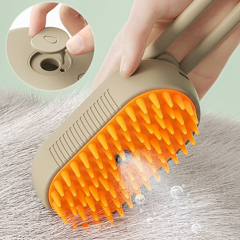 Ultimate 3-in-1 Pet Grooming Solution: Steamy Cat & Dog Brush