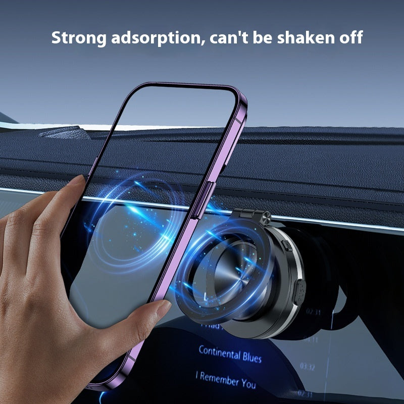 Smart Car Phone Mount: Magnetic & Vacuum Adsorption for a Stable Hold